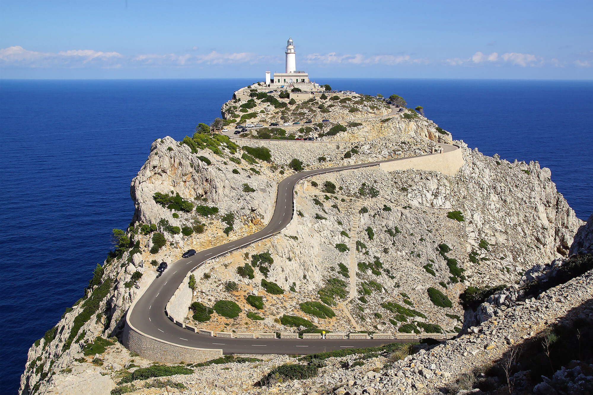 View of the lighthouse at Cap Formentor